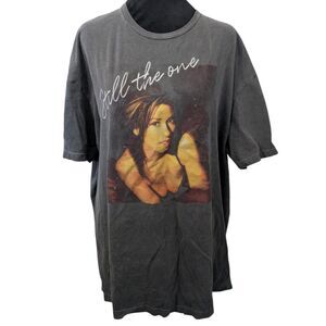 Shania Twain 2024 Still The One Jett Touring Graphic Tee Dark Gray Shirt Size XL